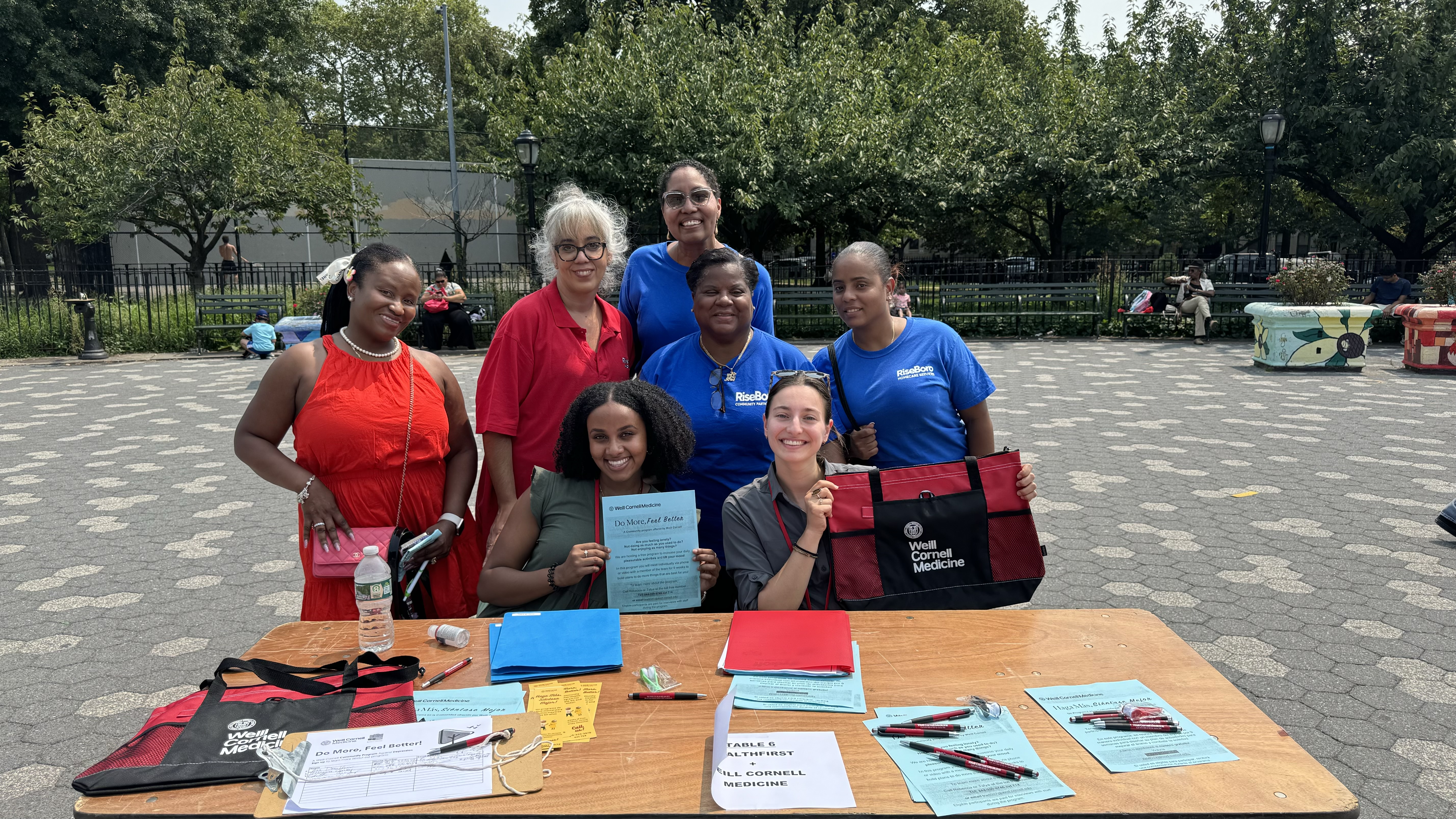 RiseBoro Health Fair with Talya and Rebecca